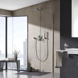Смеситель однорычажный с переключателем на 3 положения, GROHE Eurocube, хром, (24094000)